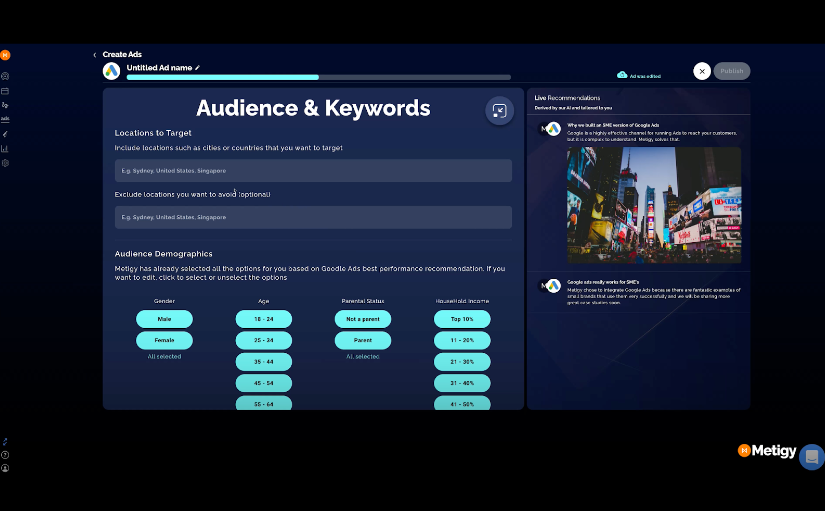 audience & keywords