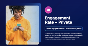 Private engagement rate