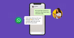 You can use WhatsApp Business to reach customers where they already are. Send messages to them, respond to them, and create automated responses. 
