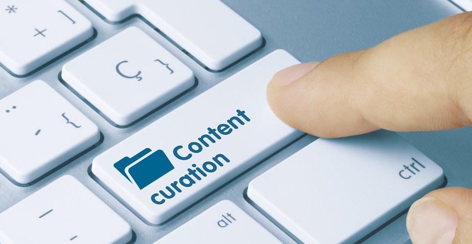 How do I launch the Content Curator and create my first piece of content?