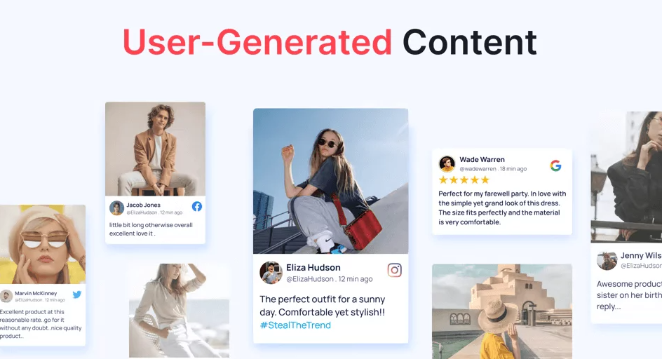 Make use of user-generated content