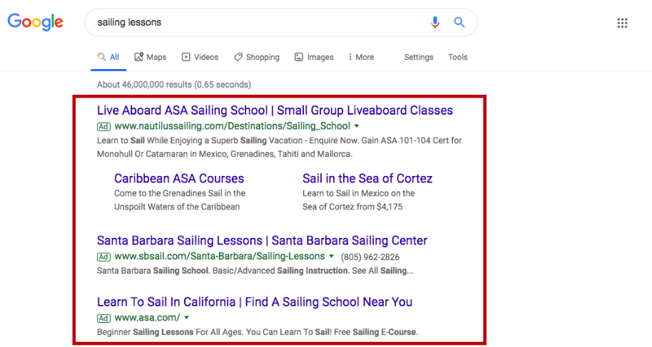 Add your Google Search Ads creative